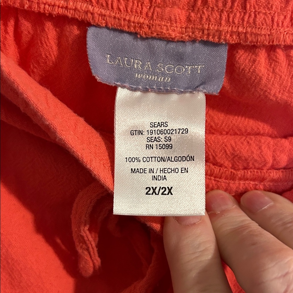 Drawstring capris - Picture 2 of 3